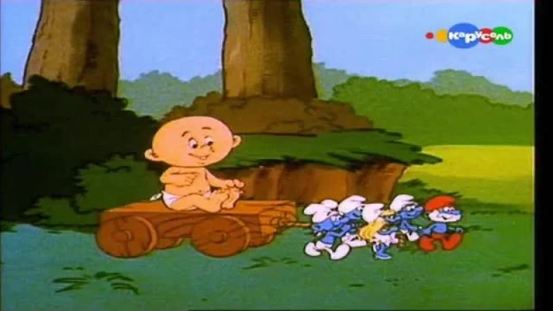 Кадры из сериала Смурфики (1981)